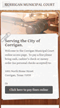 Mobile Screenshot of corriganmunicipalcourt.com